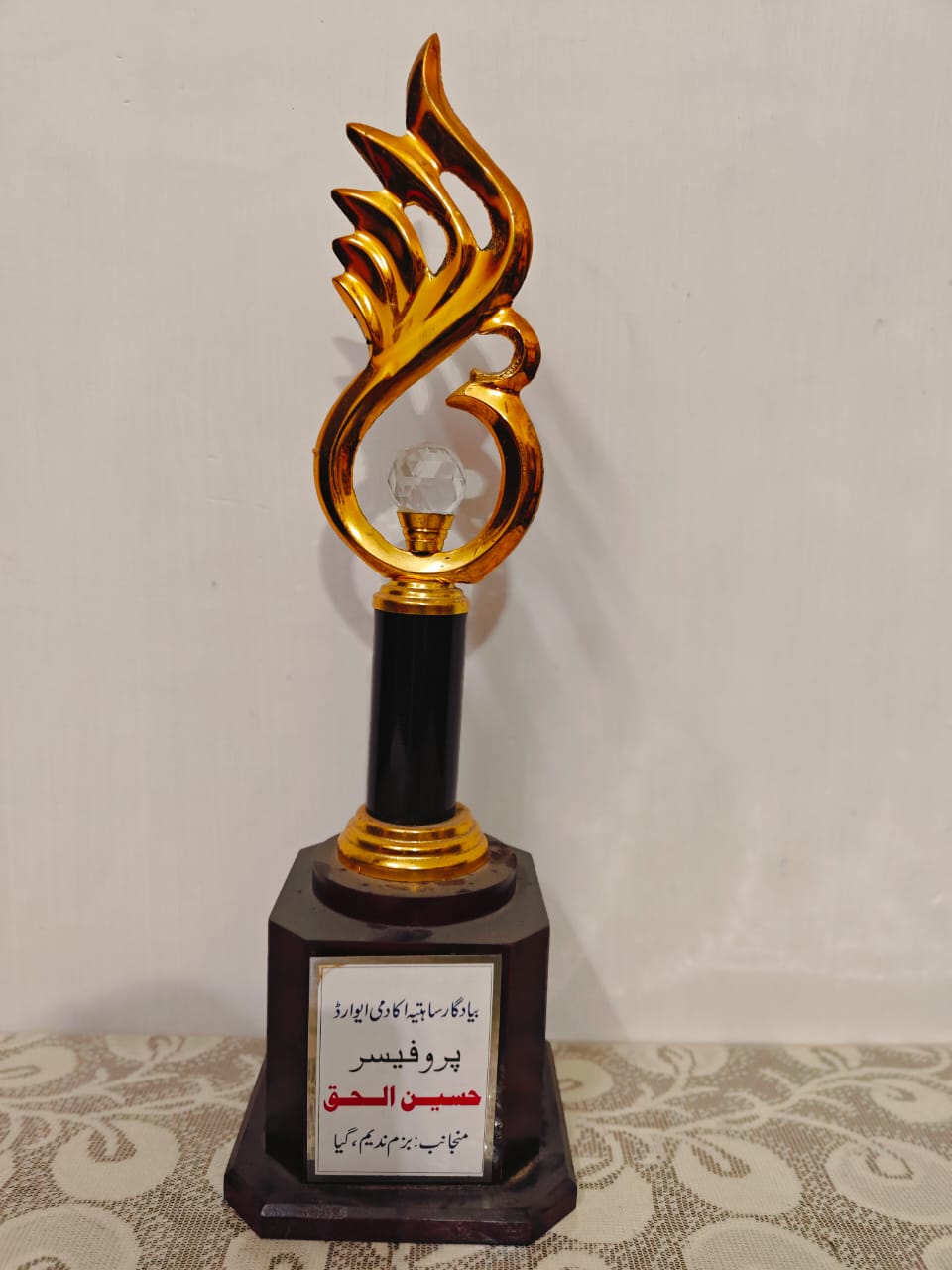 Hussain Ul Haque at Sohail Azimabadi Award